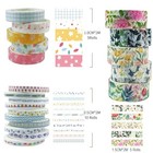 20 Rolls Washi Tape Set floral Washi Tape For Journaling  Assorted Floral A