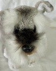 Russ Berrie Schnauzer Yomiko Classics Dog 6    Gray White Plush Stuffed Puppy Soft