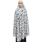 Xxxl Prayer Hijab One Piece Khimar Extra Long Salah Overhead Scarf Full Coverage