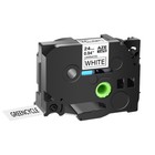 2pk Black white Label Tape Compatible For Brother P-touch Pt350 Tz Tze-251 1 