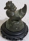 Antique 19th Century Burmese Bronze Bird Opium Weight - Rare Collectible 