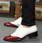 Men s Dress Shoes Brogue Oxfords Formal Lace Up Wing Tip Nightclub Britain Chic