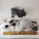 Pound Puppies 1986 Lot 3 Sealed Tonka 7    White Black Brand New In Plastic Bag 