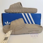 Adidas Adilette 22 Brown Slides Mens Size 10 New With Tags