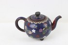 Japanese  Meiji Cloisonne Small Teapot Hcv26  46