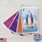 Needzo How To Pray The Rosary Laminated Catholic Prayer Cards Set For Kids  4
