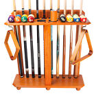 10-cue pool Ball Floor Stand Billiard Pool Cue Stick Rack holder  5 Colors 