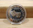 Trump Plaza Atlantic City  40 Silver Strike Token Seven Eleven Dice  999 Silver