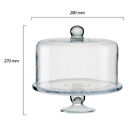 Artland Simplicity Cake Stand With Straight Sided Dome