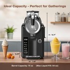 Slushie Machine No Ice Needed 2-in-1 Frozen Drink   Soft Serve Ice Cream Maker
