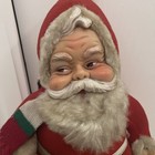 Vintage 1950s Rushton Santa Doll  With Scarf  Coca-cola Bottle   White Boots