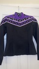 Girls Custom Made Equestrian Western Show Jacket- Bling Purple Black Showmanship