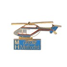 Mh Lifeline Methodist Hospital Helicopter Lapel Pin Medical Ems Air Ambulance