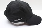 2026 Unisex Head Dry-fit Adjustable Tennis Cap 100  Polyester  black   952802
