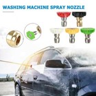 1 4  Set Pressure Washer Spray Tips Nozzles High Power Kit Quick Connect 5pcs 