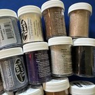 Lot Of Embossing Powder  Fun Flock   Ultrafine Glitter 20 Assorted Containers