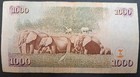 2010 Kenya 1000 Shillings P51d Zz2661628 Replacement Note  