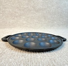 Cast Iron Poffertjes Mini Pancake Maker Pan Pre-seasoned Fast Free Priority Ship