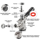 Mrbrew Keg Coupler  Commercial Sankey Kegerator D System Keg Tap Stainless Pr   