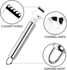 1 Pc Stainless Steel Lemon Zester   Grater     Kitchen Peeler Grater Wholesale Lot