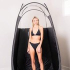 Spray Tan Folding Tent   Portable  Lightweight Pop Up Tanning Unit With Carry