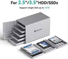 Yottamaster 5 Bay Usb3 0 External Hard Drive Enclosure For 2 5 3 5  Sata Hdd Ssd