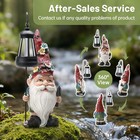 Solar Garden Elf Dwarf Statue - Waterproof Resin Outdoor Courtyard Decoration