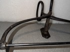 Vintage 12 75    Cast Iron Railroad Tie Ice Block Tongs  Diy Paper Towel Holder