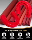 Tow Hook Covers Fit For Chevy Silverado 1500  Red   2007-2025 Compatible  Unique