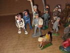 Vintage Manoil Barclay Lead Figures Lot Military And Civilians 24 Total 