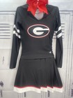 Cheerleading Uniform College Real Georgia Bulldogs Adult Sm