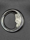 Vintage Tiffany   Co  925 Sterling Silver Man In The Moon Baby Rattle