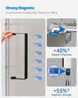 Magnetic Paper Towel Holder For Fridge  No Drilling  Strong Magnet  Stainless St