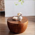 31 50 vintage Style Bucket Shaped Coffee Table With Storage Space