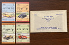Saint Lucia 1985 Cars Complete Set Of 8 Se-tenant Pairs Scott  739-46 Mnh