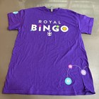 Royal Caribbean Cruise Ship Line Royal Bingo Purple T-shirt M Medium New Shirt