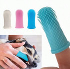 1 Pc Pet Finger Toothbrush - Anti-calculus Silicone Brush For Dogs   Cats 