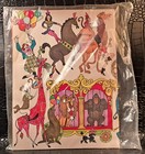Rare Ringling Bros    Barnum   Bailey Vintage Circus Coloring Book  76 W crayons