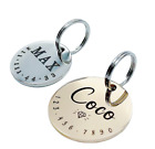 Pet Tags stainless Steel Charm personalized Engraved Dog Cat Name Tag id Tags