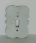 Vintage Porcelain Gold Trim Light Switch Cover  Japan