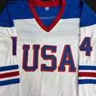 Brock Faber Autographed White Usa Pro-style Jersey Beckett