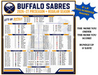 Buffalo Sabres Hockey Schedule 2026-27 Season Large Magnet  8x8 Inches  Glossy