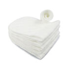 5pcs Cotton Cloth Baby Diapers Inserts Liners 3 Layers Reusable Newborn Nappy H