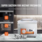 Uimoso Chamber Vacuum Sealer Commercial Vacuum Sealing Bag Packing Machine 260w