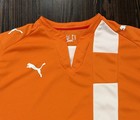 Puma Soccer Jersey Men   s Xl Orange White Polyester 