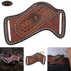 Tourbon Leather Folding Blade Knife Sheath Belt Pouch Edc Tools Pocket Camping
