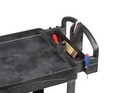 Rubbermaid Commercial Heavy Duty Utility Cart -medium  Black - Fg452088bla