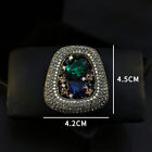 Antique Victorian Art Deco Rhinestone Brooch Pin Lot Green Purple Flower Vintage