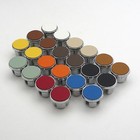Velobitz  Leather  Chrome Racing Bar Plugs  Bar End Caps  Range Of Colours