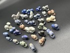 Sassanian Greek Roman Animals Amulet Mix  Stone Old Beads Lot 32 Pieces